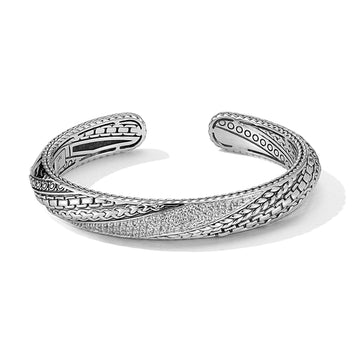 JAI Master Artisan White Topaz Cuff Bracelet